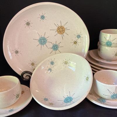 Vintage Franciscan Atomic Starburst Oven Safe Ware 