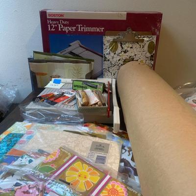 12” Heavy Duty Paper Trimmer, Vintage Wrapping Paper, Block Prints & More