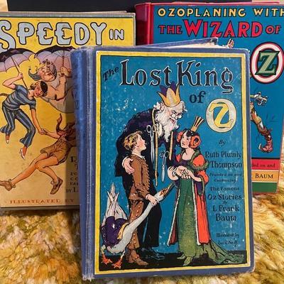 Vintage Ruth Plumly Thomson: The Lost King, Wizard Of Oz, Speedy In Oz