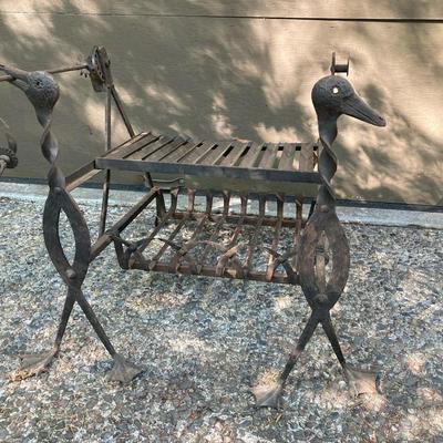 Mid Century Duck Themed Fire Grill