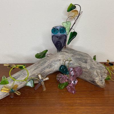 Art Glass With Drift Woods