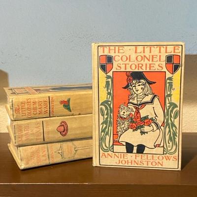 Vintage Early 1900s Annie Fellows Johnston Little Colonel Hardcover Books Mary Ware Lot 3
