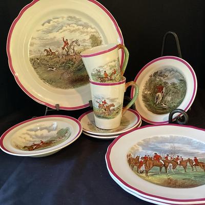 Copeland Spode England J.F Herring. Sen Series Red Rim