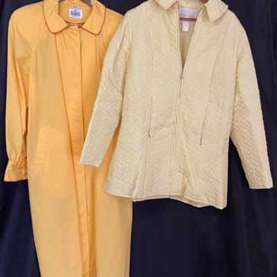 Vintage Large White Stag Coat And Nordstrom “The Totes” Coat (Size 14)