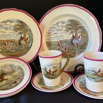 Copeland Spode England J.F Herring. Sen Series Red Rim