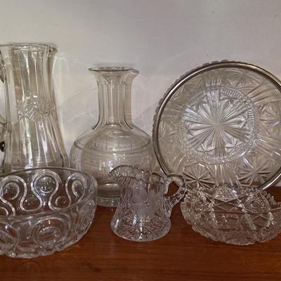 Glass Service ware Some Vintage 