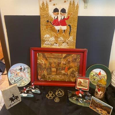 Vintage Equestrian Art And Decor Sets
