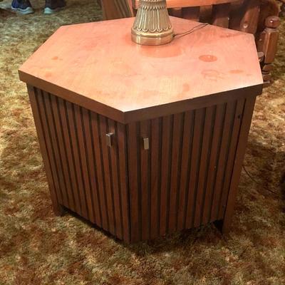 Lane hexagonal side table.