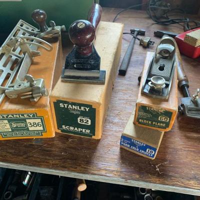 Sale Photo Thumbnail #60: Vtg. Stanley tools, exc. cond, in orig. boxes