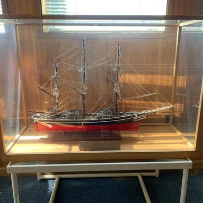 Sale Photo Thumbnail #40: Wooden model of the Cutty Sark, length 38", ht. 23"