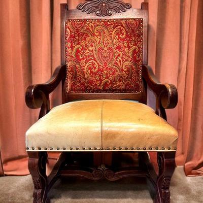 Mesquite Wood Arm Chair