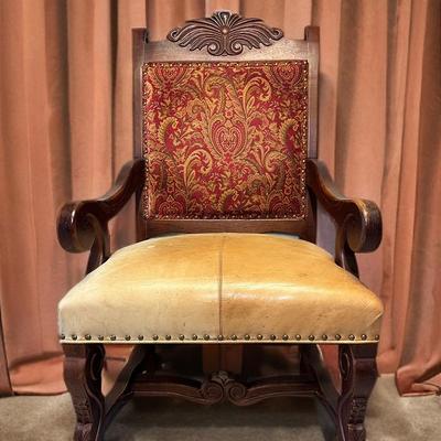 Mesquite Wood Arm Chair