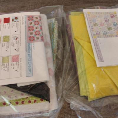 New - Berries And Cream And House And Garden Quilting Kits