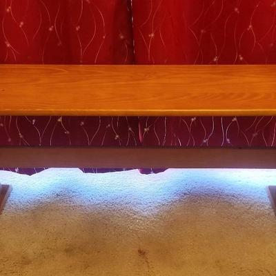 Wooden Entryway Bench