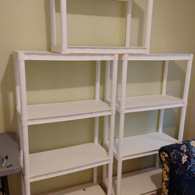 Plastic Adjustable Shelving Units