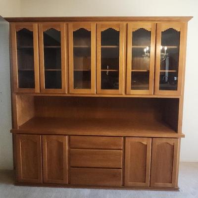 2 Piece - Southwestern Cabinet ( Contents Not Included)