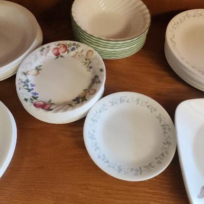 Mixed Lot of Corelle Dishes