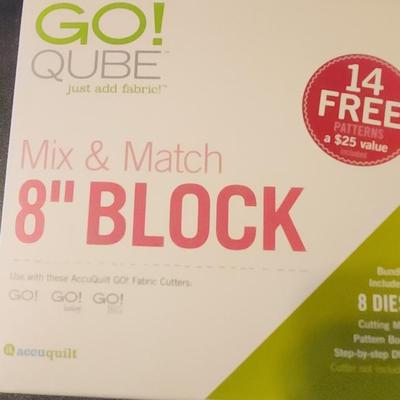Accuquilt Go! Cube Mix And Match Cutting Dies