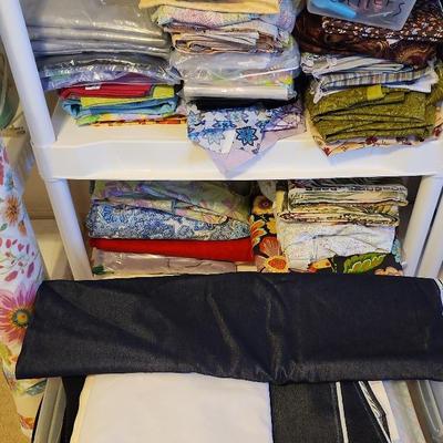 Mystery Lot of Fabric and Cutters