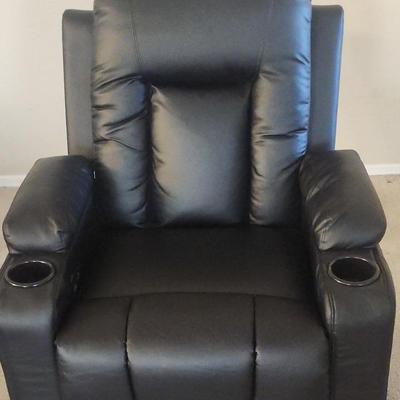 Vinyl Swivel Recliner
