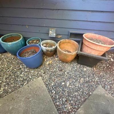Various pots