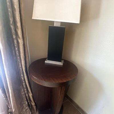 Side table & table lamp