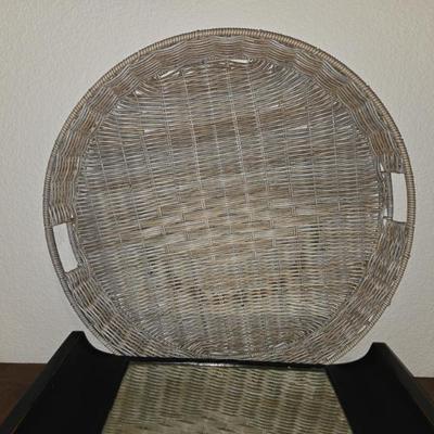 WICKER LAZY SUSAN SOLD 