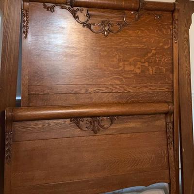 Ornate Carving Queen Bed Frame