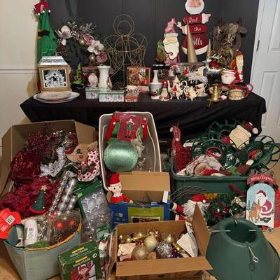 Christmas Collection Featuring Santa Signs, Ornaments & Holiday Tableware