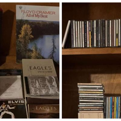 Vintage LP’s & an Array of Music CD’s