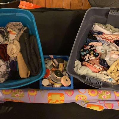 Crafting Fabric & Ribbon Collection with Novelty Prints, Trim & More