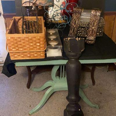 Eclectic Home Décor Collection – Wrought Iron, Artwork, Mirror, and More