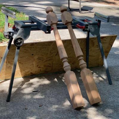 Maxtech 77508MX Miter Saw Stand & Wood Posts