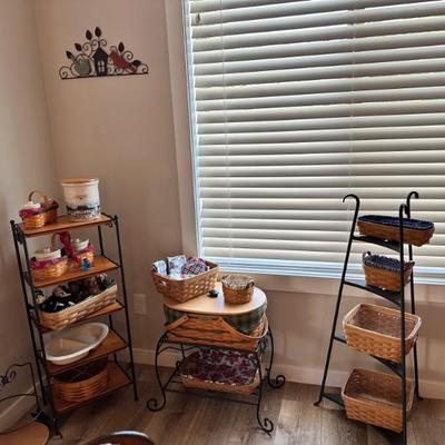 Sale Photo Thumbnail #2: Longaberger wrought iron
Display racks 