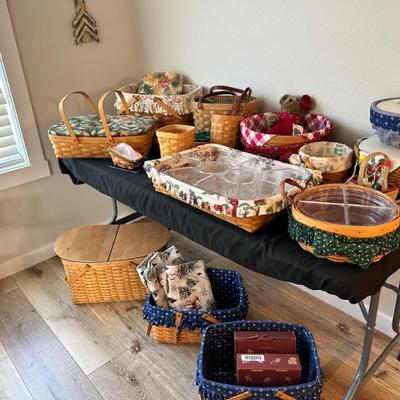 Sale Photo Thumbnail #1: Longaberger baskets 