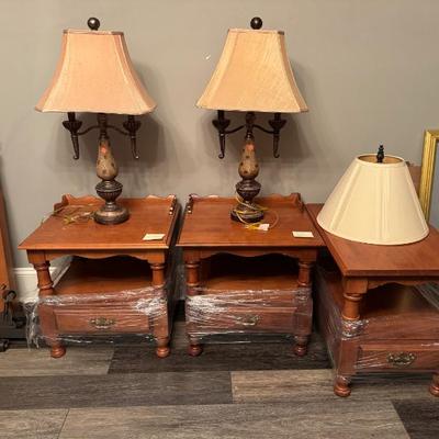 End tables maple