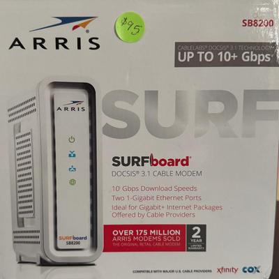 ARRIS Surfboard modem DOCSIS 3.1 cable modem, $95