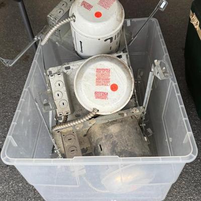 Recessed lights bucket spotlight