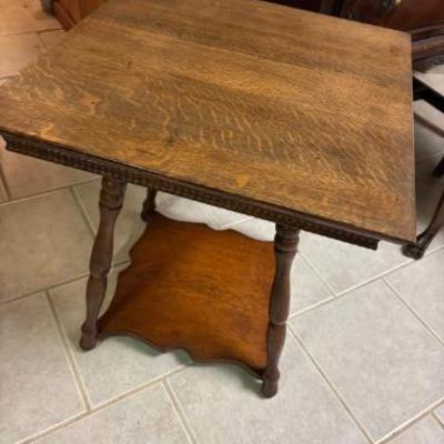 Parlor Table with painted floral