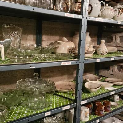 Glassware and dishes