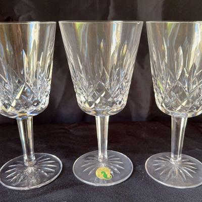 Lismore By Waterford Water Goblet Set Of 3 