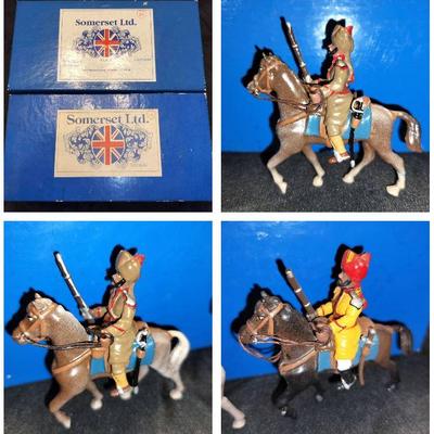 Somerset Ltd. Set Of 3 Toy Horseback Soldiers