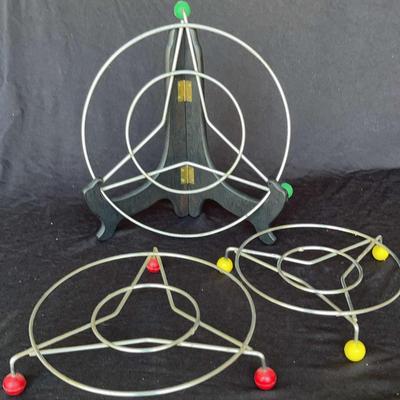 Set Of 3 Mid Century Modern Trivets