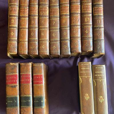 Vintage Book Collection By Samuel Clark, Samuel Wesley, & Theophile Gautier