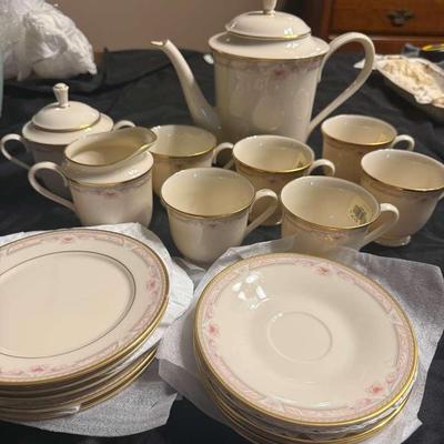 LENOX "BELLAIRE" PATTERN Coffee Set For 6 - MADE IN U.S.A.
