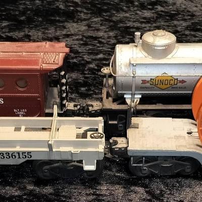 Lionel Lines 4 Car Set Vintage Locomotive Model Trains Includes 64173, 336155, 6415, & 6561