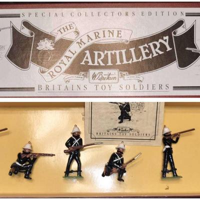 The Royal Marine Artillery Special Collector's Edition #8826 Britains Toy Soldiers