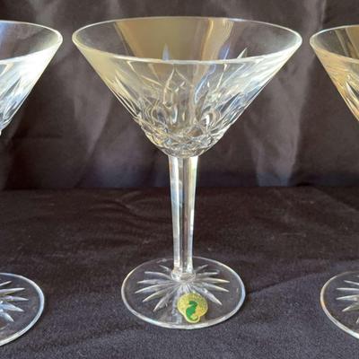 Lismore By Waterford 8oz Martini Glass Set Of 3