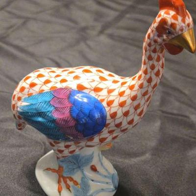 Vieux Herend 6" (VHSP8) Special Red Fishnet Figurine 