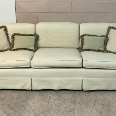 Reupholstered Long Sofa